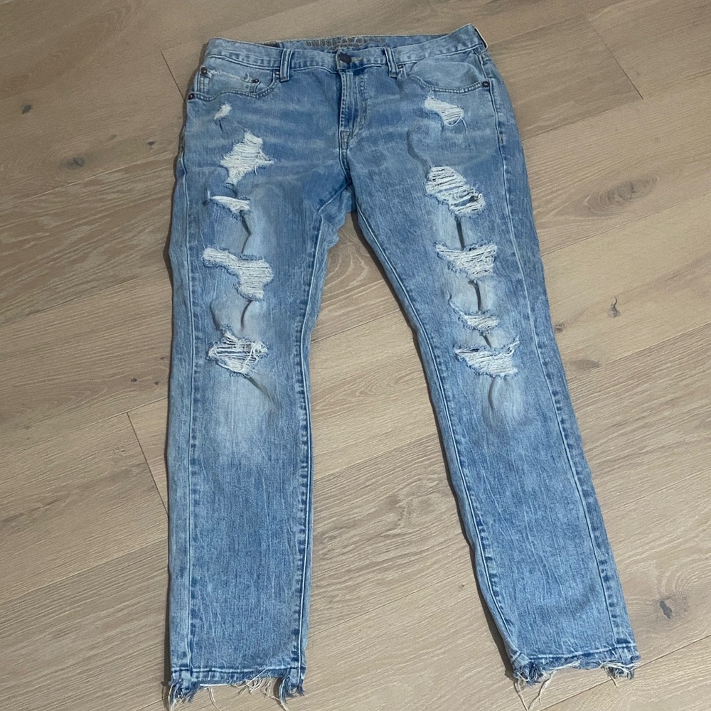 American Eagle Outfitters Flex Distressed Skinny Jeans